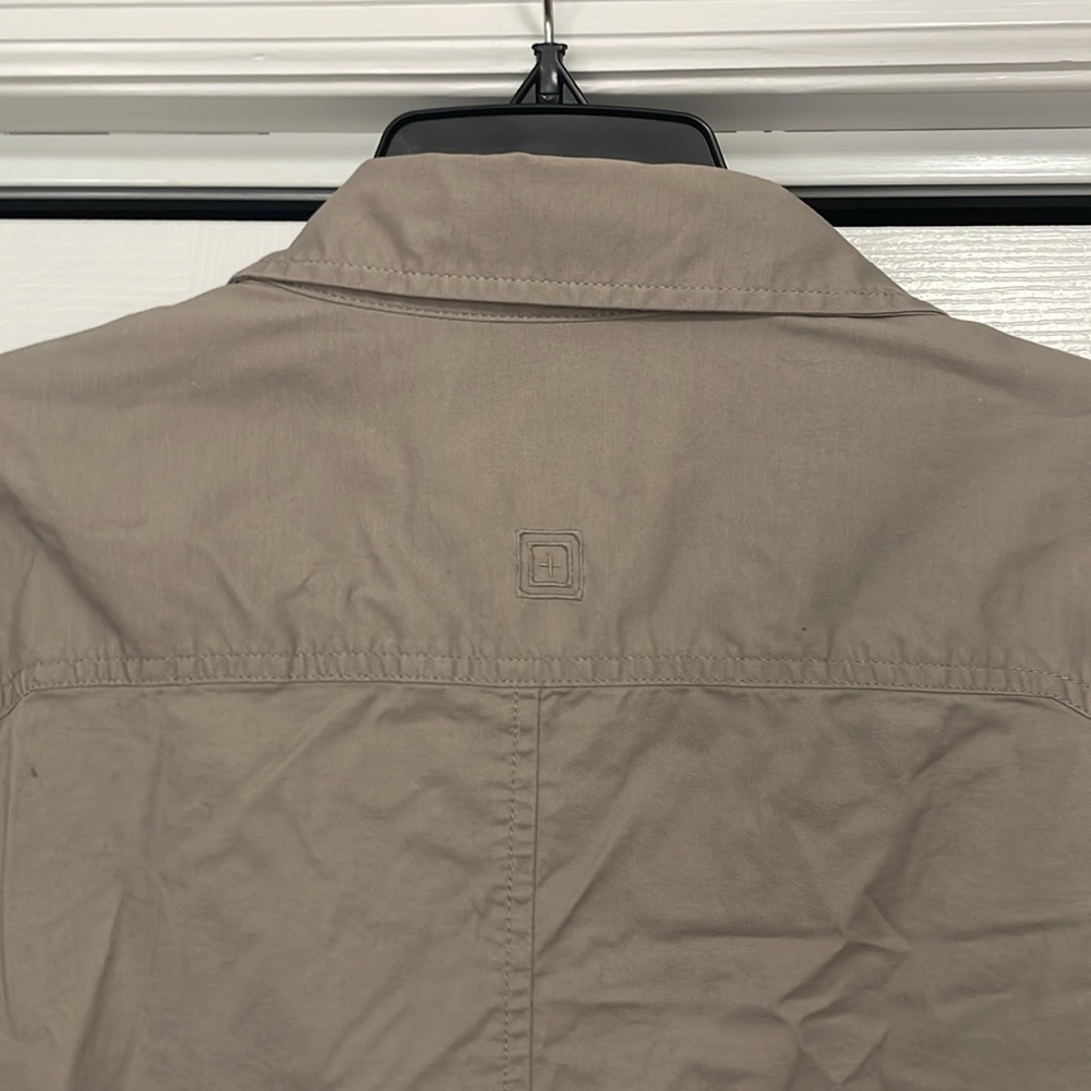 EUC 5.11 Tactical Shirt Mens Large Black Button Snap Long Sleeve Jackson 72548 - Picture 10 of 10